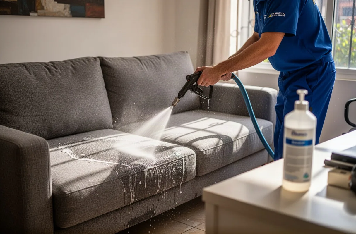 Limpieza profunda de sofás y sillones